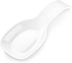 Spoon Rest, Large Spoon Rests For Stove Top, Porcelain Spoon Holder For Kitchen Counter, Utensils Rests, Cooking Spoon Holders For Spatula Ladle Tongs, Marble Grey, Series Regular -KitchenAid Shop 11GNFM0U2bL. AC