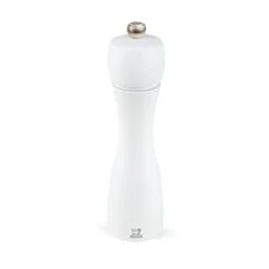 Peugeot Tahiti 8 Inch Salt Mill, White Matte