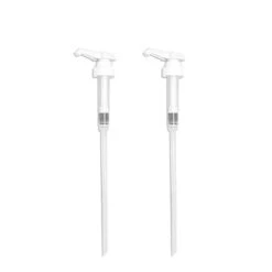 White Simple Syrup Pumps For Coffee, Cocktails, And Soda (fits 12.7 Oz & 25.4 Oz Sonoma Syrup Co Bottles) - Pack Of 2