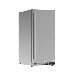 3.18 Cu. Ft. 15 Inch 90 Can Commercial Grade Built-in Indoor/Outdoor Beverage Fridge With Stainless Steel Door For Soda And Beer, Chills Drinks With 3 Shelves