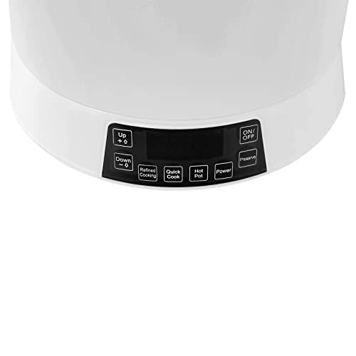 DYRABREST Smart Lifting Electric Hot Pot, Steamer and Low Sugar Rice Cooker, Shabu Shabu Hot Pot, Food Grade Stainless Steel, 4L, keep warm function, Easy Removable Pot 7 DYRABREST Smart Lifting Electric Hot Pot, Steamer and Low Sugar Rice Cooker, Shabu Shabu Hot Pot, Food Grade Stainless Steel, 4L, keep warm function, Easy Removable Pot - Image 5