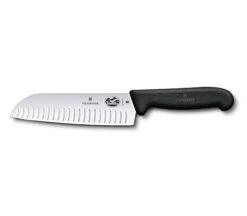 Victorinox Fibrox Pro Santoku Knife, 6.7 Inches, Black