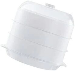 Bothyi Round Microwave Heating Steamer Cooking Pot Container For Fast Home, Green Three Layer -KitchenAid Shop 219OgnA87WL. AC