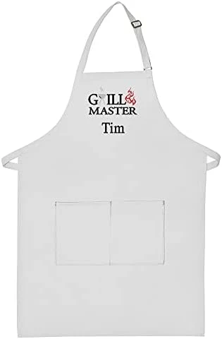 THE APRONPLACE Personalized Apron Embroidered Grillmaster Design Add A Name 14 THE APRONPLACE Personalized Apron Embroidered Grillmaster Design Add A Name - Image 12