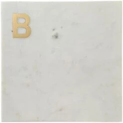 Monogram Marble Cheese Board, Hand Crafted Marble Cutting Board From White Marble Slab, Personalized Charcuterie Board With Brass Initial, Great Wedding Or House Warming Gifts, Letter S -KitchenAid Shop 21BNiTLaLEL. AC