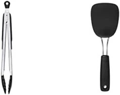 OXO Good Grips 9-Inch Locking Tongs With Nylon Heads -KitchenAid Shop 21CeDLSILDL. AC
