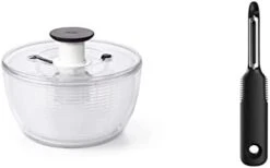 OXO Good Grips Large Salad Spinner - 6.22 Qt. & Good Grips Little Salad Dressing Shaker - Black -KitchenAid Shop 21IH28U1ICL. AC