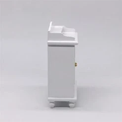 COHEALI Furniture 2pcs White Wine Model Mini House Adornment Cabinet Wooden Ornament Miniture House Miniatures -KitchenAid Shop 21Jsv1trHVL