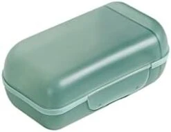 Soap Holder Travel Soap Box With Lid Dormitory Bathhouse Sealed Portable Creative Soap Box Multi-Function Storage Box Portable Soap Dishes (Color : Green) -KitchenAid Shop 21KR yy8MaL. AC