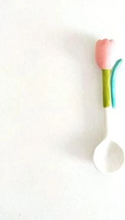 Ceramic Soup Spoons,Tulip Flowers Ceramic Coffee Spoon Heat-Resistant Tulip Shaped Espresso Stirring Tool Scoop Ceramic Dessert Spoon(Flower,Orange) -KitchenAid Shop 21NdTGqDzNL. AC