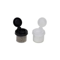 All NEW Salt And Pepper Shakers, Moisture Proof Lids, Portable For Any Outdoor Activity (2 Mini)