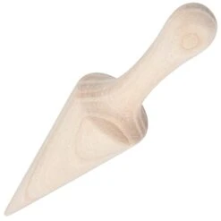 Wooden Pizzelle Roller Krumkake Pastry Ice Cream Waffle Cone Baking Tool For Larger Molds Treats, 2x7