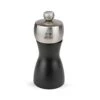 Peugeot Fidji 4.75 Inch Salt Mill, Black Matte