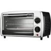 4 Slice Toaster Oven And Broiler Black