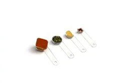 Visual Measuring Spoons By Welcome Industries | Fractions Made Clear, Dishwasher Safe, Fits In Spice Jars, Easy To Read, Smart & Fun With Kids. Made In USA And Women-owned.