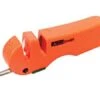 CcuSharp 4-in-1 Knife & Tool Sharpener - Coarse Tungsten Carbide Sharpening Blade & Ceramic Rod W/Retractable Diamond-Tapered Rod Great For Indoor & Outdoor, Camping, Knives & Fish Hooks - Orange -KitchenAid Shop 21UefebMtuL