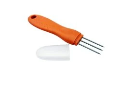 Sausage Pricker- 3 Sharp Prongs - 5.5 Inch -Orange (SP-3O)