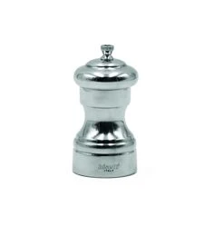 Messina 3.9 Inch Pewter Plated Salt Mill With Adjustable Grinder