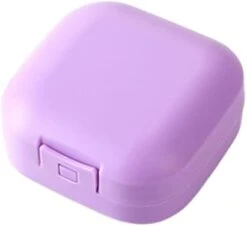 Soap Tray Travel Handmade Soap Box Soap Case Dishes Waterproof Leakproof Soap Box With Lock Box Cover Specifications (Color : Purple Big) -KitchenAid Shop 21XReeoEZHL. AC