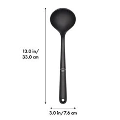OXO Good Grips Nylon Ladle, Black, One Size -KitchenAid Shop 21Y015NpTUL