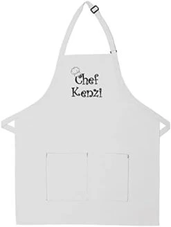 THE APRONPLACE Personalized Embroidered Chef Any Name Adult Apron -KitchenAid Shop 21aRX4MlEnL. AC 1