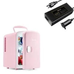 Mini Fridge, 4 Liter/6 Can AC To DC Converter, 8.5A