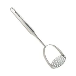 Potato Masher Stainless Steel, Hand Smasher Kitchen Tool For Potatoes, Sweet Potatoes, Avocado, Beans, Large, Heavy Duty Metal Mashing Utensil, 12.5" Dishwasher Safe