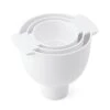 KitchenAid Set Of 5 Kitchen Funnel Set, With Removable Strainer And Removable Spout,White
