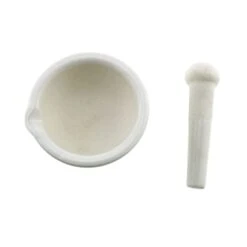 80mm Tough Foods Pepper Gingers Kitchen Tool Herbs Spices Teas Garlic Grinder Laboratory Grinding Tool, White
