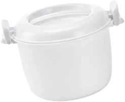 BESTonZON Microwave Rice Cooker Microwave Pressure Cooker Microwave Cookware For Rice Microwave Cooker Bowl Insulated Round Lunch -KitchenAid Shop 21jZFAShC3L. AC