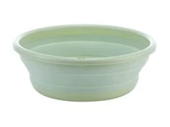 Xjs 10" Multi-Purpose Collapsible Dish Tub Bowl BPA-Free Round Lightweight Collapsible Wash Basin (Green)