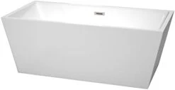 Sara 63 Inch Freestanding Bathtub In White With Floor Mounted Faucet, Drain And Overflow Trim In Polished Chrome 26 Sara 63 Inch Freestanding Bathtub In White With Floor Mounted Faucet, Drain And Overflow Trim In Polished Chrome -KitchenAid Shop 21lMYMxTh9L. AC