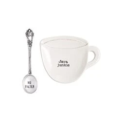 Home Kitchen Circa Coffee Break Coffee Mug Spoon Rest Sets 42600445 (Java Junkie)