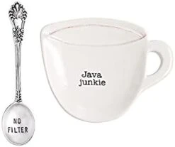 Home Kitchen Circa Coffee Break Coffee Mug Spoon Rest Sets 42600445 (Java Junkie) -KitchenAid Shop 21pKaFsEmEL. AC
