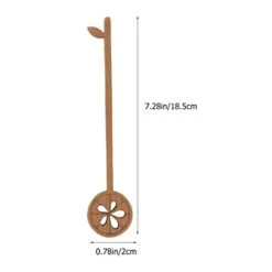 Reusable Coffee Stirrers Wooden Long Stirring Spoon Set: 2Pcs Coffee Stirring Spoon Wooden Mixing Spoon Long Honey Stirring Spoon Kitchen Utensils Coffee Stirrers Holder -KitchenAid Shop 21q5OwaQRKL