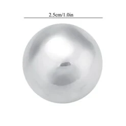 Drink Chiller Stones, Drink Chiller Rocks Ice Spheres Chills Stainless Steel Healthy And Userfriendly With Tong For R Home Pub Club, Party Server(Ball 1.8cm Diameter) -KitchenAid Shop 21u4NG95WoL