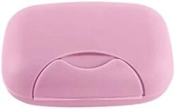 Soap Holder Buckle Portable Soap Box Multiple Candy Colors Portable Travel Soap Dish Box Case Holder Container Prevent Soap From Falling (Color : A, Size : Small) -KitchenAid Shop 21uOZ0NNnTS. AC 1