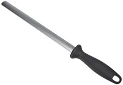 Zwilling Willing Sharpening Steel, Silver/Black