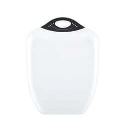 Chop & Scoop Cutting Board, 11 By 15 Inches, White With Black Handle