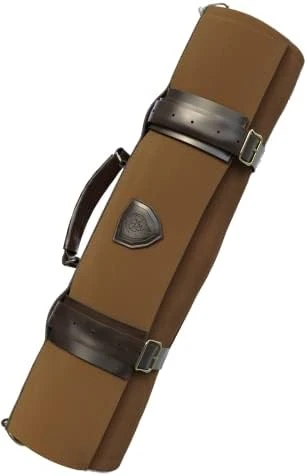 Carrier Bag Case, Nomad Knife Roll - 12oz Heavy Duty Canvas & Top Grain Leather Roll Bag - 13 Slots - Interior And Rear Zippered Pockets - Blade Travel Storage/Case, Desert Drifter (Brown) 13 Carrier Bag Case, Nomad Knife Roll - 12oz Heavy Duty Canvas & Top Grain Leather Roll Bag - 13 Slots - Interior And Rear Zippered Pockets - Blade Travel Storage/Case, Desert Drifter (Brown) - Image 11