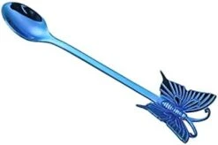 GENERIC Weiy Butterfly Hanging Spoons Stainless Steel Coffee Spoon Vintage Stirring Teaspoon Scoops For Bar Birthday Wedding Party,Multicolor 1,13.5 * 3.5cm -KitchenAid Shop 31 JwTUK7eS. AC