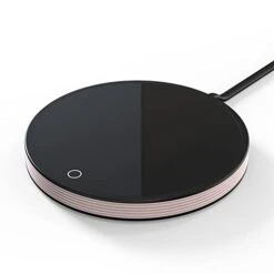 Ug Warmer For Coffee And Tea, Midgod Electric Beverage Warmers For Travel, Office Home Desk Use, Smart Thermostat Coaster Keep Coffee, Beverage, Milk, Tea And Hot Chocolate Warm -Pink