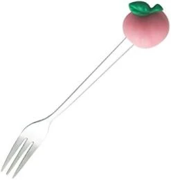 Creative Fruit Shaped Coffee Spoons/Forks, Stainless Steel Stirring Spoon Cocktail Fork For Fruit Dessert Appetizer Ice Cream(Red Strawberry Spoon) -KitchenAid Shop 310CvshbXL. AC