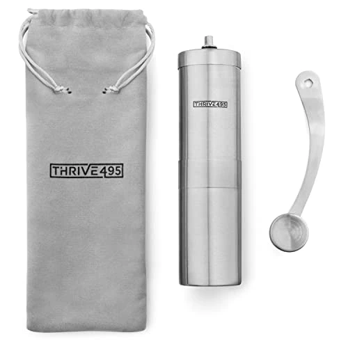 Manual Coffee Grinder With Adjustable Settings - Durable Stainless Steel Burr Coffee Grinder - Espresso Grinder For Best Taste - Portable Conical Burr Coffee Bean Grinder 9 Manual Coffee Grinder With Adjustable Settings - Durable Stainless Steel Burr Coffee Grinder - Espresso Grinder For Best Taste - Portable Conical Burr Coffee Bean Grinder - Image 7