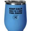 GENERIC Unique Tool Maker 12oz Wine Glass, Keep Calm I'm A Tool Maker, Love Gifts For Friends, Graduation Gifts, Blue 2 GENERIC Unique Tool Maker 12oz Wine Glass, Keep Calm I'm A Tool Maker, Love Gifts For Friends, Graduation Gifts, Blue -KitchenAid Shop 310W8Er8YrL