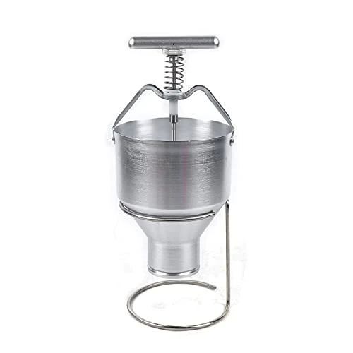 Doughnut Dispenser, 5L Manual Donut Depositor Food-Grade Aluminum Donut Maker Dropper Adjustable Thicknesses Mini Donut Press With Stand Donut Batter Dispenser For Restaurant And Kitchen 5 Doughnut Dispenser, 5L Manual Donut Depositor Food-Grade Aluminum Donut Maker Dropper Adjustable Thicknesses Mini Donut Press With Stand Donut Batter Dispenser For Restaurant And Kitchen - Image 3