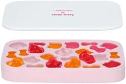 Hello Kitty Ice Cube Tray With Lid Container & Scoop, Easy-Release Silicone & Flexible 24pcs Cute Kitty Ice Cubes For Chingling Cocktail And Milk Tea (Pink) -KitchenAid Shop 311JXkk3icL. AC