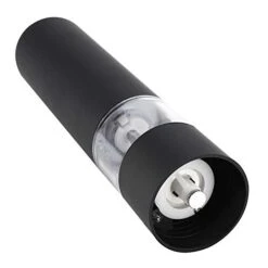 Salt Mill, Transparent Container Adjustable Thickness Stainless Steel Electric Salt Grinder Sturdy For Restaurant For Mung Bean -KitchenAid Shop 311N6sqabuL