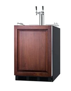 Summit 24 In Wide Built-In Kegerator, ADA Compliant Commercial - Built-in Kegerator For Use Under ADA Compliant Counters With Dual Tap Kit For Two 1/6 Kegs -KitchenAid Shop 311Qmc0tRLL