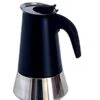GENERIC Stove Top Espresso Maker, Stainless Steel Moka Coffee Pot, Classic Stove Top Coffee Maker, Percolator Coffee Pot For Mocha, Latte, Cappuccino And More, Portable Coffee Pot Black (6-Cups/300ML)
